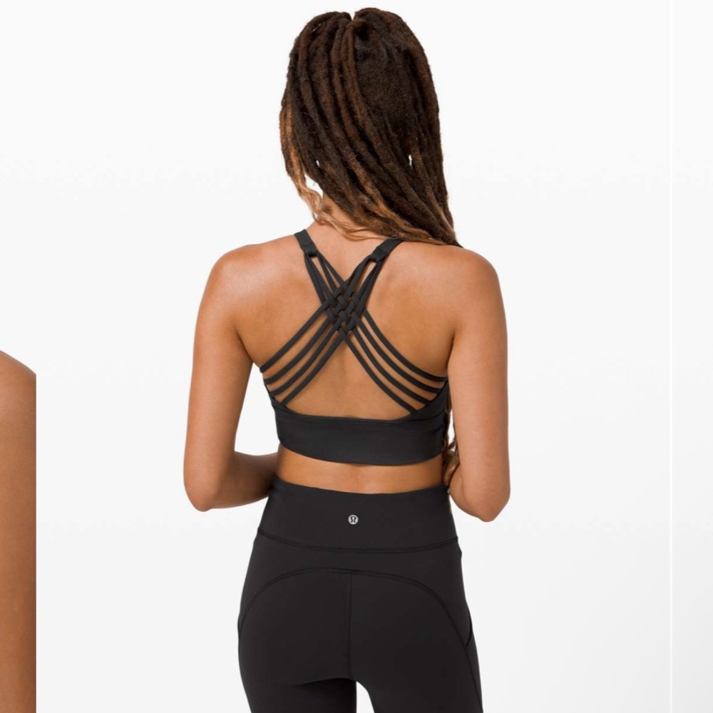 Lululemon Free To Be Bra Wild High Neck *Light Support, A/B Cup - Black - Picture 2 of 11